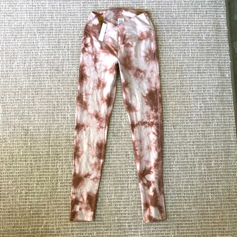 Pink V Crossover Full Length Legging